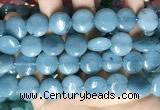 CCN5892 15 inches 15mm flat round candy jade beads Wholesale