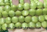 CCN5904 15 inches 15mm flat round candy jade beads Wholesale