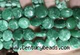 CCN5909 15 inches 15mm flat round candy jade beads Wholesale