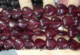 CCN5953 15 inches 14*14mm heart candy jade beads Wholesale