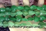 CCN5958 15 inches 14*14mm heart candy jade beads Wholesale
