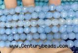 CCN6312 15.5 inches 8mm faceted round candy jade beads Wholesale