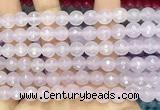 CCN6318 15.5 inches 8mm faceted round candy jade beads Wholesale