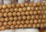 CCN6346 6mm, 8mm, 10mm, 12mm & 14mm faceted round candy jade beads