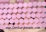 CCN6372 15.5 inches 6mm, 8mm, 10mm & 12mm round matte candy jade beads