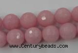 CCN752 15.5 inches 4mm faceted round candy jade beads wholesale