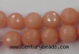 CCN758 15.5 inches 4mm faceted round candy jade beads wholesale