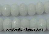 CCN915 15.5 inches 10*14mm faceted rondelle candy jade beads