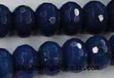 CCN940 15.5 inches 12*16mm faceted rondelle candy jade beads