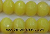 CCN948 15.5 inches 14*18mm faceted rondelle candy jade beads