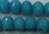 CCN951 15.5 inches 14*18mm faceted rondelle candy jade beads