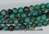 CCO141 15.5 inches 6mm round dyed natural chrysotine beads