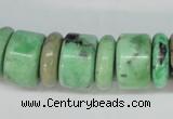 CCO19 15.5 inches 6*14mm & 12*18mm rondelle natural chrysotine beads