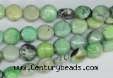 CCO31 15.5 inches 8mm flat round natural chrysotine beads