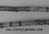 CCQ325 15.5 inches 4*6mm rondelle cloudy quartz beads wholesale