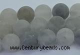 CCQ562 15.5 inches 8mm round matte cloudy quartz beads wholesale