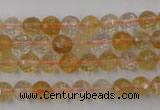 CCR152 15.5 inches 7mm faceted round natural citrine gemstone beads