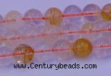 CCR361 15.5 inches 6mm round citrine beads wholesale