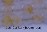 CCR372 15.5 inches 8mm round matte citrine beads wholesale