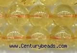 CCR382 15 inches 8mm round citrine beads wholesale