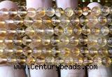 CCR422 15 inches 6mm round citrine beads wholesale