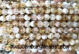 CCR432 15 inches 7mm round citrine beads wholesale