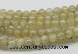 CCR80 15.5 inches 5mm round citrine gemstone beads wholesale