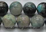 CCS04 15.5 inches 18mm round natural chrysocolla gemstone beads