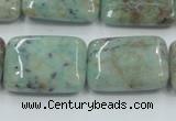 CCS102 15.5 inches 18*25mm rectangle African chrysocolla beads