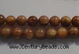 CCS351 15.5 inches 6mm round AB grade natural golden sunstone beads