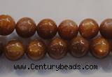 CCS383 15.5 inches 10mm round AAA grade natural golden sunstone beads