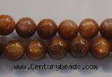 CCS383 15.5 inches 10mm round AAA grade natural golden sunstone beads