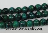 CCS402 15.5 inches 8mm round dyed chrysocolla gemstone beads