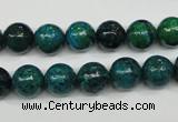 CCS403 15.5 inches 10mm round dyed chrysocolla gemstone beads