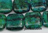 CCS467 15.5 inches 20*20mm square dyed chrysocolla gemstone beads