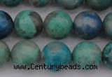 CCS514 15.5 inches 12mm round natural chrysocolla gemstone beads