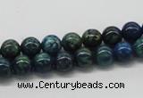 CCS52 16 inches 8mm round dyed chrysocolla gemstone beads wholesale