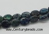 CCS59 16 inches 8*10mm oval dyed chrysocolla gemstone beads