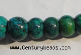 CCS621 15.5 inches 6*10mm – 15*20mm rondelle dyed chrysocolla beads