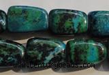 CCS648 15.5 inches 14*20mm nuggets dyed chrysocolla gemstone beads