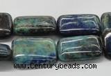 CCS68 16 inches 18*25mm rectangle dyed chrysocolla gemstone beads