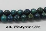 CCS71 15.5 inches 12mm round dyed chrysocolla gemstone beads