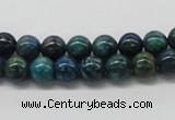 CCS72 15.5 inches 14mm round dyed chrysocolla gemstone beads