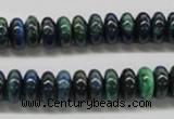 CCS74 15.5 inches 6*10mm rondelle dyed chrysocolla gemstone beads