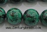 CCS805 15.5 inches 14mm round natural Chinese chrysocolla beads