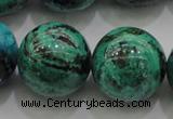 CCS807 15.5 inches 18mm round natural Chinese chrysocolla beads