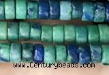 CCS93 15.5 inches 2.5*4mm round heishi chrysocolla beads