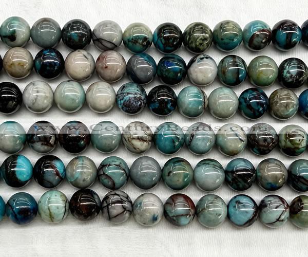 CCS958 15 inches 10mm round natural chrysocolla beads wholesale