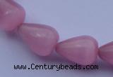 CCT17 14 inches 10*14mm teardrop pink cats eye beads wholesale