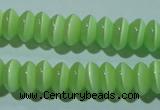 CCT242 15 inches 3*6mm rondelle cats eye beads wholesale